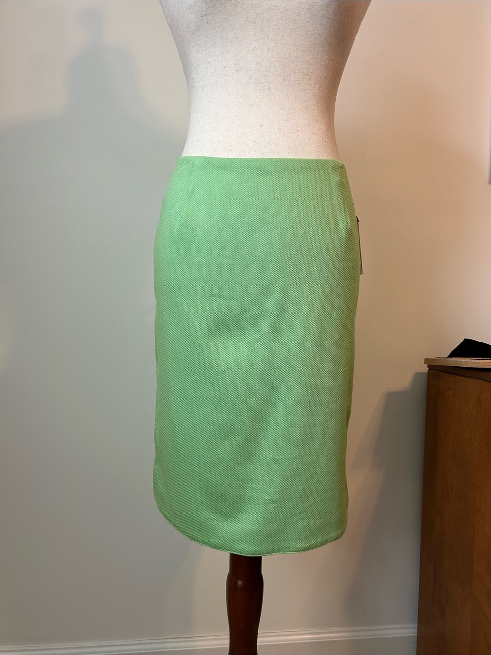 NWT Alfani Mint Green Textured Pencil Skirt Size 6 Spring Easter MSRP $59